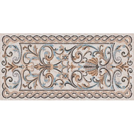 Плитка SG590802R МОЗАИКА БЕЖ декорированный лаппатированный (1195x2385), KERAMA MARAZZI